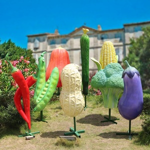 Supply Huge <strong>Fruit</strong> Sculpture Life Size Strawberry Statue <strong>Fruit</strong> and Vegetable Sculptures Resin Strawberry Props for Sale - Product Image 6