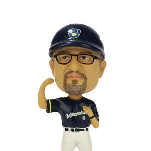 Vendite calde resina giocatore di baseball figurine Ed Sedar bobblehead ornamento per auto articoli per l'arredamento da tavolo