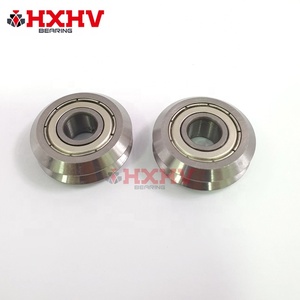 HXHV RM2 RM2ZZ RM2-2RS W2 W2ZZ W2-2RS 3/8" <strong>V</strong>-<strong>Groove</strong> <strong>Guide</strong> <strong>Bearing</strong> Sealed <strong>V</strong>-grooved Ball <strong>Bearing</strong> - Product Image 4