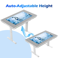Table interactive intelligente 43 pouces 4K à écran tactile relevable pour les écoles - Affichage texte/animation/graphiques Android 11/12 pour usage intérieur