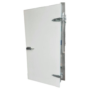 Panneau d'isolation en polyuréthane en acier inoxydable 10 cm, porte latérale électrique pour équipement de réfrigération et de stockage frigorifique - Product Image 2