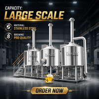 Vente directe usine Hermann 1000L Équipement de fermentation de bière, Cuve à eau chaude, Récipient sous pression, Sucrage, 220V/380V, Garantie 5 ans