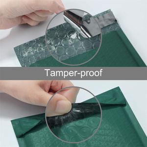 Enveloppes à bulles en polyéthylène vertes, 1 pc, enveloppes rembourrées, emballage étanche, bande adhésive auto-adhésive, vente en gros - Product Image 3