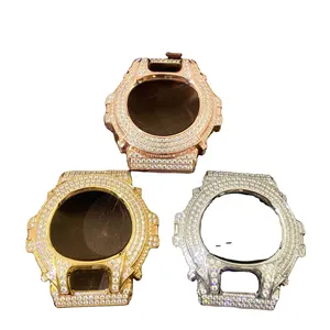 新款适用于DW嘻哈手表不锈钢表壳改装男士手表配件手表钻石制造商
