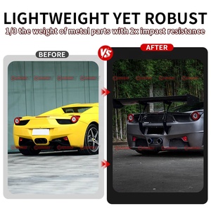 สปอยเลอร์หลังทรง SVR คุณภาพเยี่ยม ผลิตจากคาร์บอนไฟเบอร์ สำหรับรถเฟอร์รารี่ 458 เหมาะสำหรับการแข่งขัน - Product Image 4