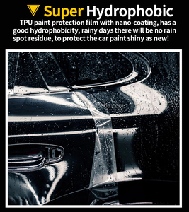 AEP 1.52*15M rouleau PPF Film de protection de la peinture réparation de la chaleur résistance aux taches hydrophobie haute clarté Films de voiture 10 ans - Product Image 4