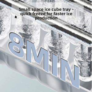 2026 New Bullet <b>Ice</b> <b>Machine</b> 95W Knob Control 6.7KG Fully Automatic 9 Grain Round <b>Ice</b> Cubes PP Outer <b>Ice</b> <b>Maker</b> - Product Image 6