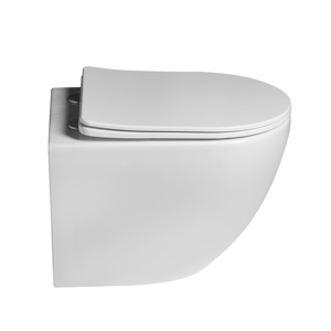 Căn hộ khách sạn treo tủ quần áo nước phòng tắm P Trap nhà vệ sinh gốm <span class=keywords><strong>WC</strong></span> nhà vệ sinh bát một mảnh không có vành tường treo nhà vệ sinh - Product Image 5