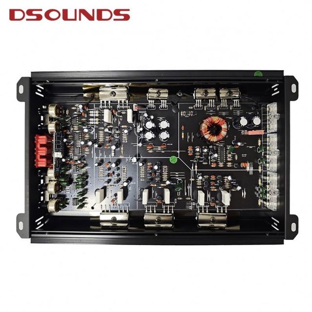 Car Amplifier with bluetooth 45W*4CH at 4ohm Car Amplifier with Full Range and High Sound Quality for Car Audio