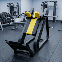 Machine de musculation commerciale 2-en-1 Leg Press et Hack Slide à charge libre pour l'entraînement des jambes et du bas du corps