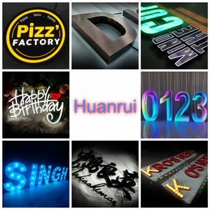 Letras de Canal Metálicas Profesionales con Iluminación Frontal y Trasera, Letras de Canal con Iluminación Frontal sin Borde para Exteriores - Product Image 4