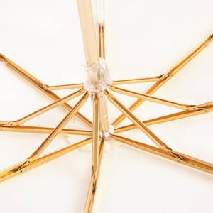 Hot Selling White Fashion Modern 21 Inches Fully-Automatic Open Travel <b>Umbrella</b> Rose Handle Folding <b>Umbrella</b> for Business Gifts - Product Image 3