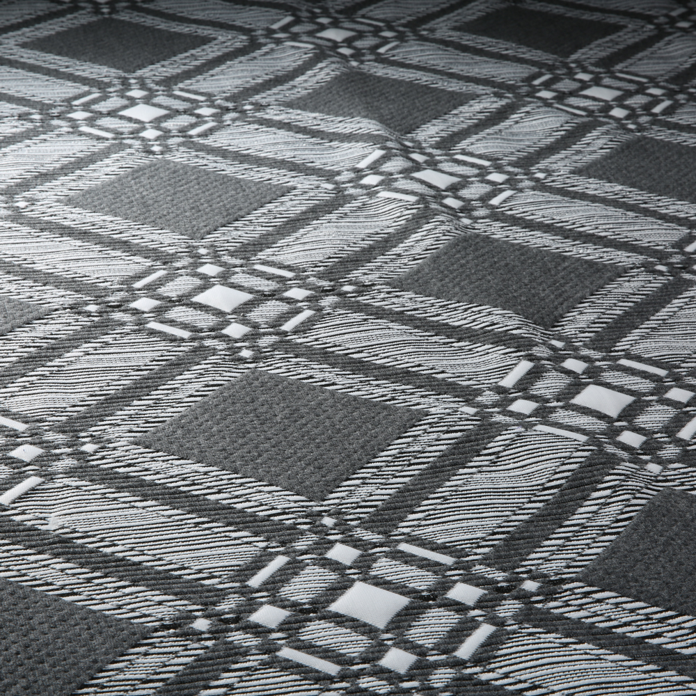 Grey Spun Mattess двойная трикотажная ткань