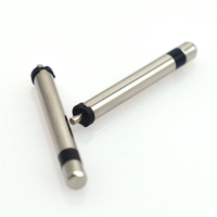 Prise audio mono 3,5 mm, longueur 31,5 mm, cuivre nickelé or/noir, mâle 12 V pour audio et vidéo