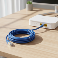 Câble Ethernet de haute qualité OEM torsadé 8 paires de câbles LAN UTP/FTP/SFTP Câble de raccordement Cat5e/cat6