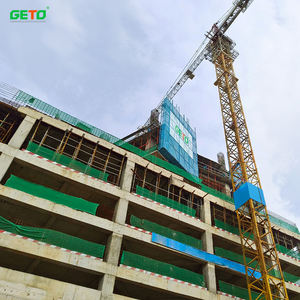 Yüksek katlı elektrikli iskele hava koşullarına dayanıklı çalışma platformları için Modern GETO çelik güvenlik ekranı kendinden tırmanma galvanizli yüzey - Product Image 5