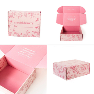 Biểu Tượng Tùy Chỉnh Sóng Bưu Phẩm Hộp Bán Buôn-Sinh Thái Thân Thiện Có Thể Tái Chế Cao-End In Vận Chuyển Hộp Với Thiết Kế Độc Đáo - Product Image 2