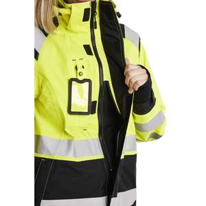 BLAKLADER - 490419873399L Chaqueta de concha de alta visibilidad para mujer Amarillo/Negro-EAN 7330509505663 ROPA DE TRABAJO DE LA HI-VIS - Product Image 5