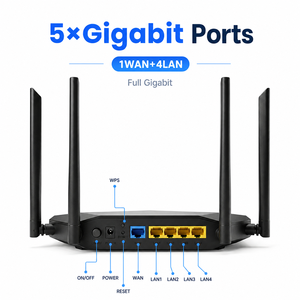 Routeur sans fil haute vitesse WIFI 6 double bande AX1800 R818S 1800 Mbps pour FTTX 5G 2.4G - Product Image 6