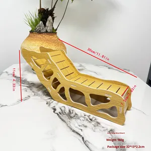 Boîte de cachette <span class=keywords><strong>pour</strong></span> <span class=keywords><strong>hamster</strong></span> transfrontalier, tunnel, maison, plateforme en bois à deux étages, jouet, tunnel souterrain doré, salle de fouille, 160g - Product Image 6