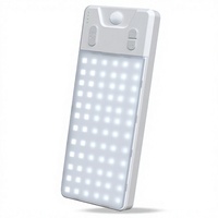 Éclairage sous-meuble rechargeable, magnétique, avec détecteur de mouvement, lampe de nuit à intensité variable pour cuisine, chambre, placard