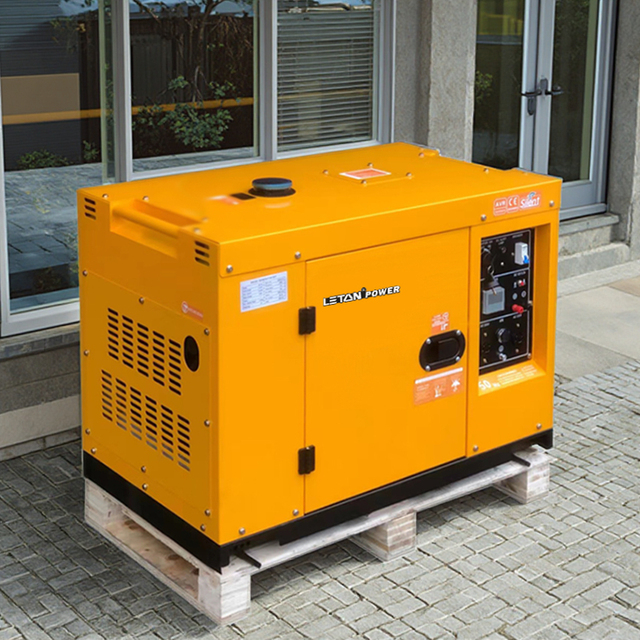 LETON POWER Standby Silent diesel Generator Set for 10kw 12kva 60hz 1/3 Phase Home Use diesel Electric Generator with ATS