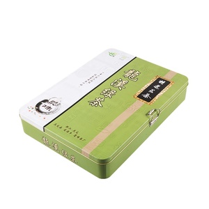 Big Food Grade Tin Container Metal Tea Packaging Box