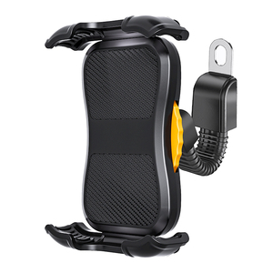 Supporto per telefono da bici supporto per manubrio per <span class=keywords><strong>moto</strong></span> supporto per bici con Clip GPS <span class=keywords><strong>cellulare</strong></span> supporto per Scooter antiurto per iPhone 14,13,12,11 accessori - Product Image 1