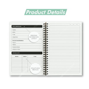 Quaderno <span class=keywords><strong>a</strong></span> Spirale Colorfly <span class=keywords><strong>A4</strong></span> con Copertina Geometrica <span class=keywords><strong>a</strong></span> <span class=keywords><strong>Righe</strong></span>, 50 Fogli in Carta Offset, per Studenti e Ufficio - Product Image 3