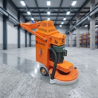Meuleuse électrique pour sols en époxy de 500 mm, puissante, marque LUDWIG, machine de meulage pour le polissage et le fraisage des surfaces de sol