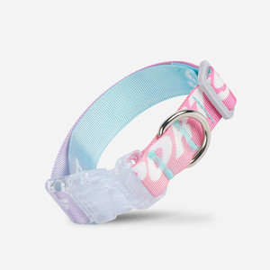 Collar de Nailon Estampado para Perro, Ajustable y Cómodo, con Anillo en D de Metal, Lindo Collar con Estampado Degradado de Panda para Perros - Product Image 2