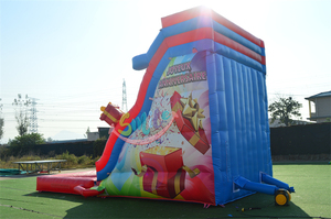 Lớn <span class=keywords><strong>Inflatable</strong></span> lâu đài trượt khổng lồ trượt nảy lâu đài carton trượt bơm hơi để bán - Product Image 3