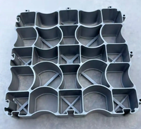 Grille de pavage pour aménagement paysager, grille alvéolée de 5 cm de hauteur pour le gazon, pour animaux dans les zoos, les fermes et l'équitation