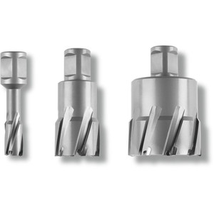 Scie cloche Corona 50 mm à pointe en carbure avec mandrin intégré pour la découpe de panneaux de particules - Product Image 1