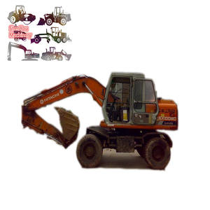 ญี่ปุ่นทำฮิตาชิ Ex100wd รถขุดล้อ10ตันขุดล้อในการขายในเซี่ยงไฮ้ - Product Image 1