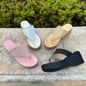 Sandalias de Plataforma con Tiras y Adornos Metálicos de Alta Calidad para Mujer, Versátiles para Exteriores, Fáciles de Poner - Product Image 4