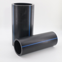 Tuyau en PEHD pour l'alimentation en eau, haute pression, durable, résistant à la chaleur, personnalisé, 20 mm-40 mm, pour tube de filetage flexible en PE, DN20-DN800