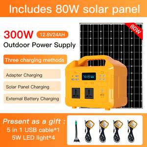 Nhà Máy Bán Hàng Trực Tiếp 150W 300W 400W 500W Lithium Pin Di Động Nhà Máy Điện 220V Năng Lượng Mặt Trời Máy Phát Điện - Product Image 4