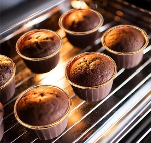 Custom Wholesale Roll Rim Paper Baking <strong>Cup</strong> For <strong>Muffin</strong> Disposable Non-Stick <strong>Muffin</strong> <strong>Cup</strong> For Baking Oil-Proof <strong>Muffin</strong> Cupcake Liners