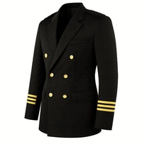 Chemise blanche ULTAC toutes saisons, uniforme de pilote, de steward, de personnel de bord, manches longues, polyester, tenue de service, uniformes de compagnie aérienne