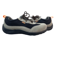 Chaussures de sécurité DELTAPLUS noires et grises en PU EVA, respirantes, anti-perforation, pour la construction industrielle, fabriquées en fibre de polyester