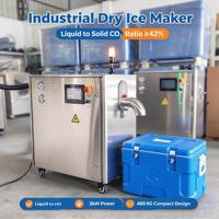 Fabriqué en Chine, machine à fabriquer des pastilles de glace sèche Φ3mm, granulateur de glace sèche industriel pour le nettoyage à la glace sèche
