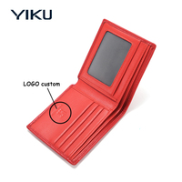 Porte-cartes YIKU en cuir PU, design unisexe, motif pierre, doublure PVC, étanche, durable, modèle HD