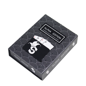 Custom Print Poker Card Game Set in Magnetic Playing Card Box For Packaging