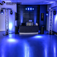 Tótem de Iluminación para DJ de Aleación de Aluminio 6082-T6 de Primera Calidad, 6.56 pies (2 m), Cuadrado, Duradero, Plateado, Certificado por TUV CE ISO9001