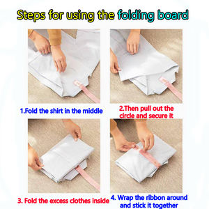 Paquet décent au détail pour DTF imprimer T-Shirt tissu organisateur pliant avec Poly sac bricolage affaires robe livre conception - Product Image 6