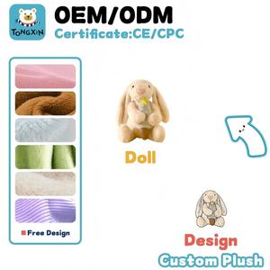 Peluche Coniglio Personalizzato di Alta Qualità, Design Personalizzato, Peluche per Laurea, Coniglio Arrabbiato Personalizzato, CPC CE OEM ODM - Product Image 3