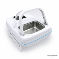 Mangeoire pour chat en acier inoxydable, intelligente, hygiénique, individuelle, personnalisée, pour régimes alimentaires spéciaux