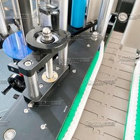 Etiquetadora Automática de Doble Cara con Motor Neumático y Control PLC para Botellas Planas, Etiquetadora de Alta Velocidad para Cosméticos