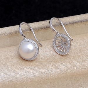 Aretes de Plata 925 con Forma de Girasol, Accesorios para Manualidades con Soporte Vacío para Tacones Altos, Gancho Semi-Terminado, Artículo de Artesanía Chapado 5865 - Product Image 3